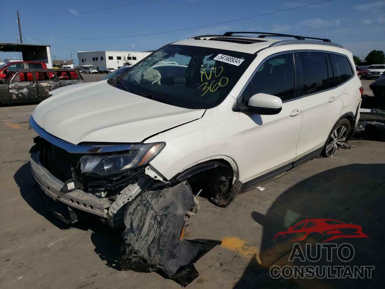 HONDA PILOT 2017 - 5FNYF5H54HB039850