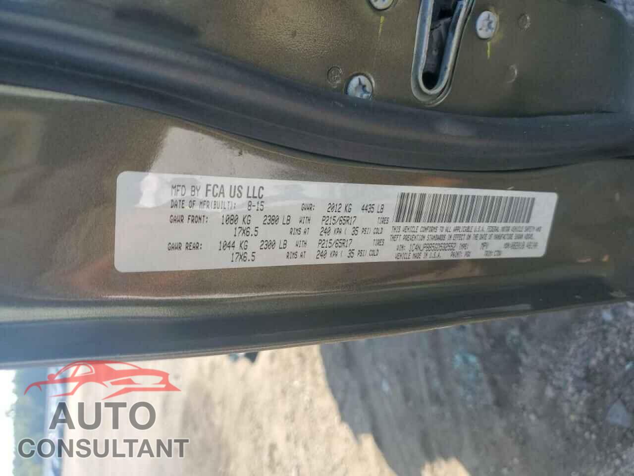 JEEP PATRIOT 2016 - 1C4NJPBB5GD532552