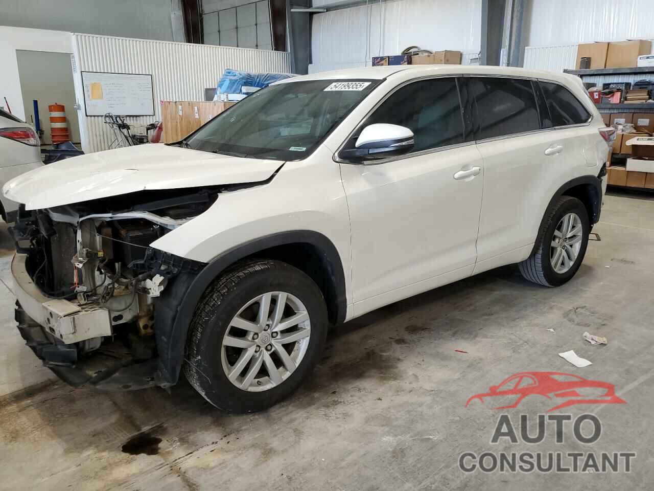 TOYOTA HIGHLANDER 2014 - 5TDZARFH4ES004692