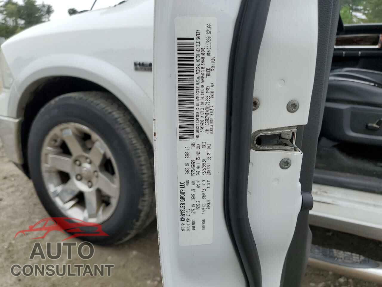 DODGE RAM 1500 2012 - 1C6RD7NTXCS171359