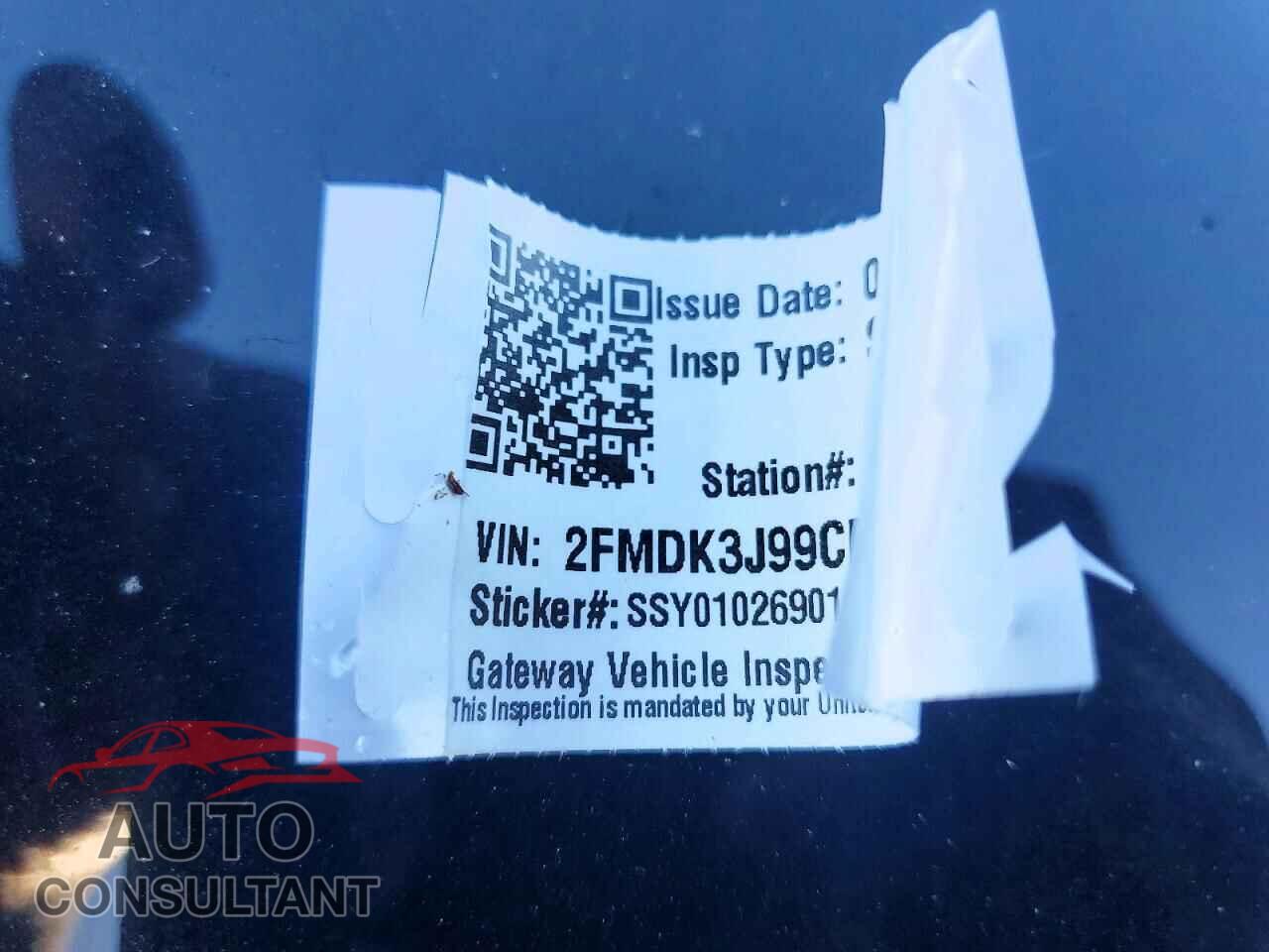 FORD EDGE 2012 - 2FMDK3J99CBA03598