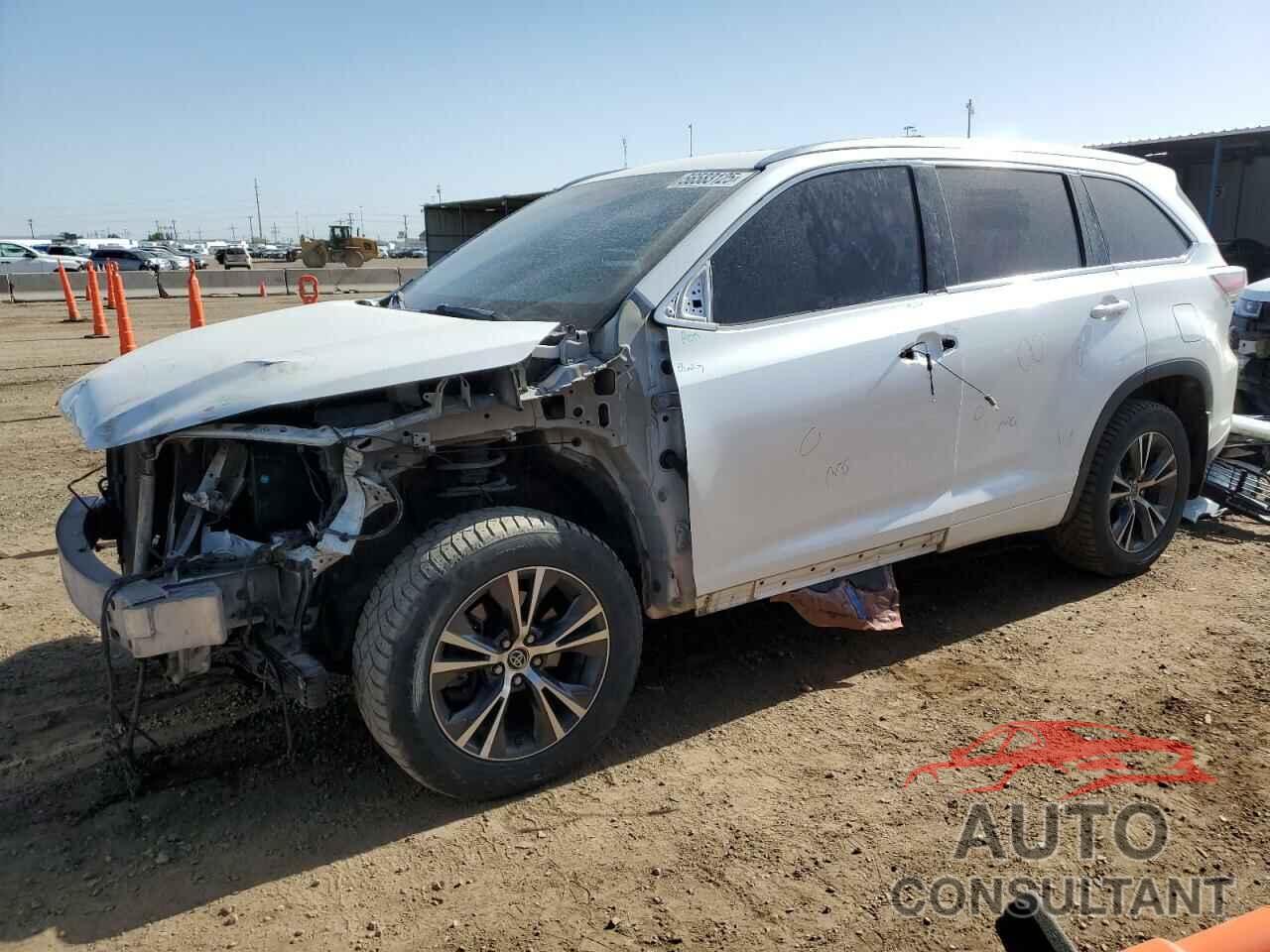 TOYOTA HIGHLANDER 2016 - 5TDJKRFH4GS246539