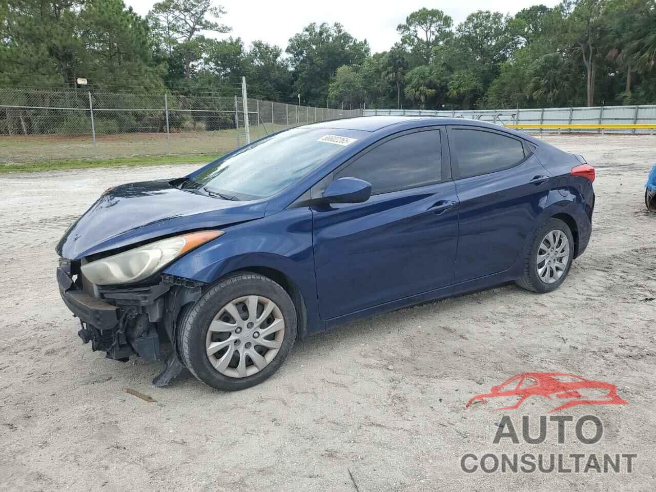 HYUNDAI ELANTRA 2013 - KMHDH4AE8DU665394