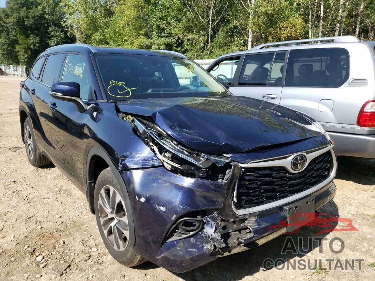 TOYOTA HIGHLANDER 2021 - 5TDGZRBH9MS525623