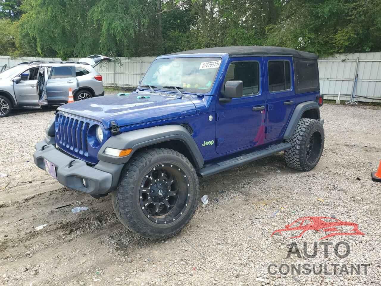 JEEP WRANGLER 2018 - 1C4HJXDG9JW290429