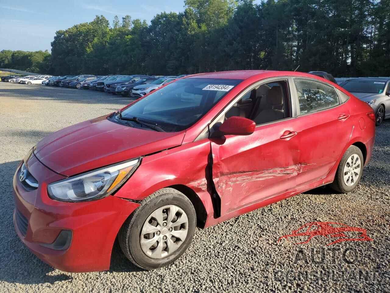 HYUNDAI ACCENT 2016 - KMHCT4AE2GU158554