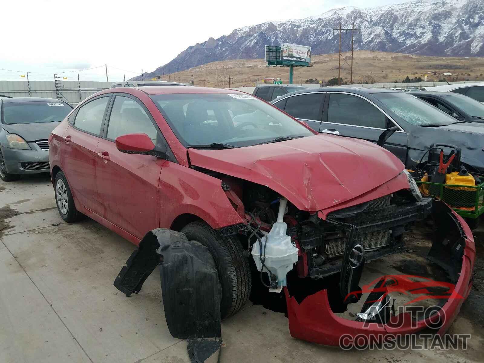 HYUNDAI ACCENT 2016 - KMHCT4AE9GU947350