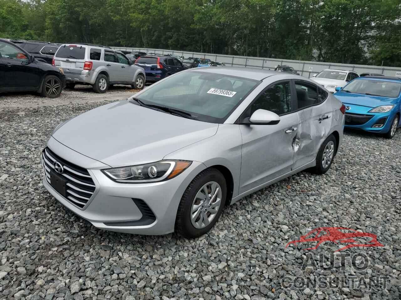 HYUNDAI ELANTRA 2017 - KMHD74LF5HU376584