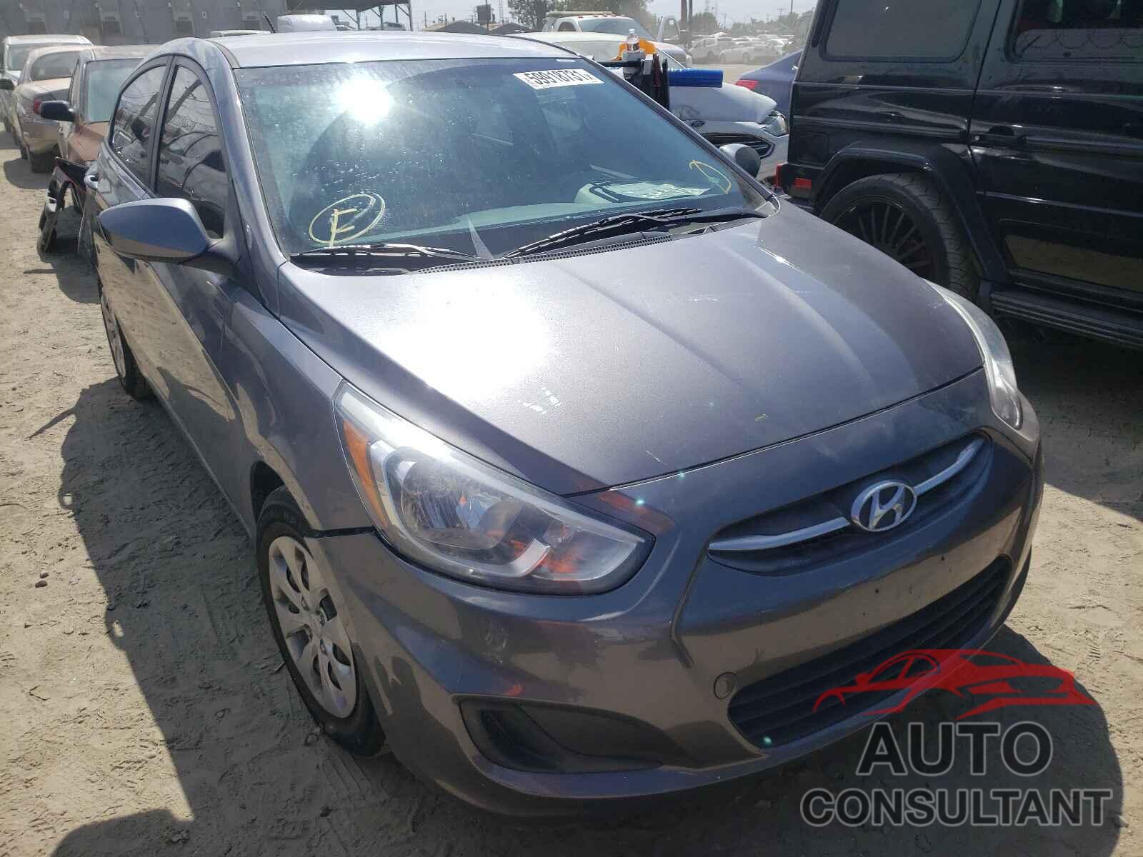 HYUNDAI ACCENT 2016 - KMHCT4AE5GU090654