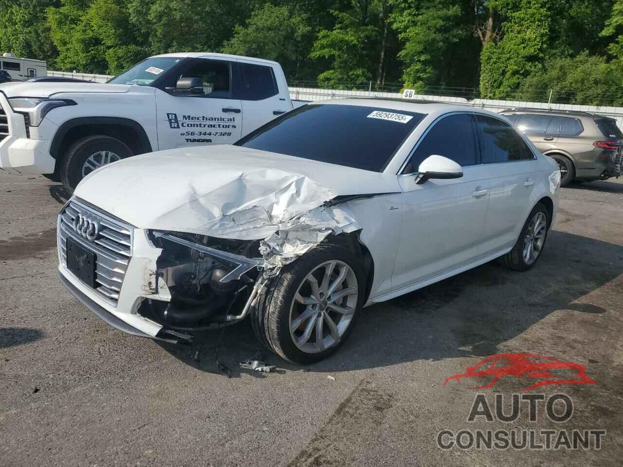 AUDI A4 2019 - WAUENAF46KN002765