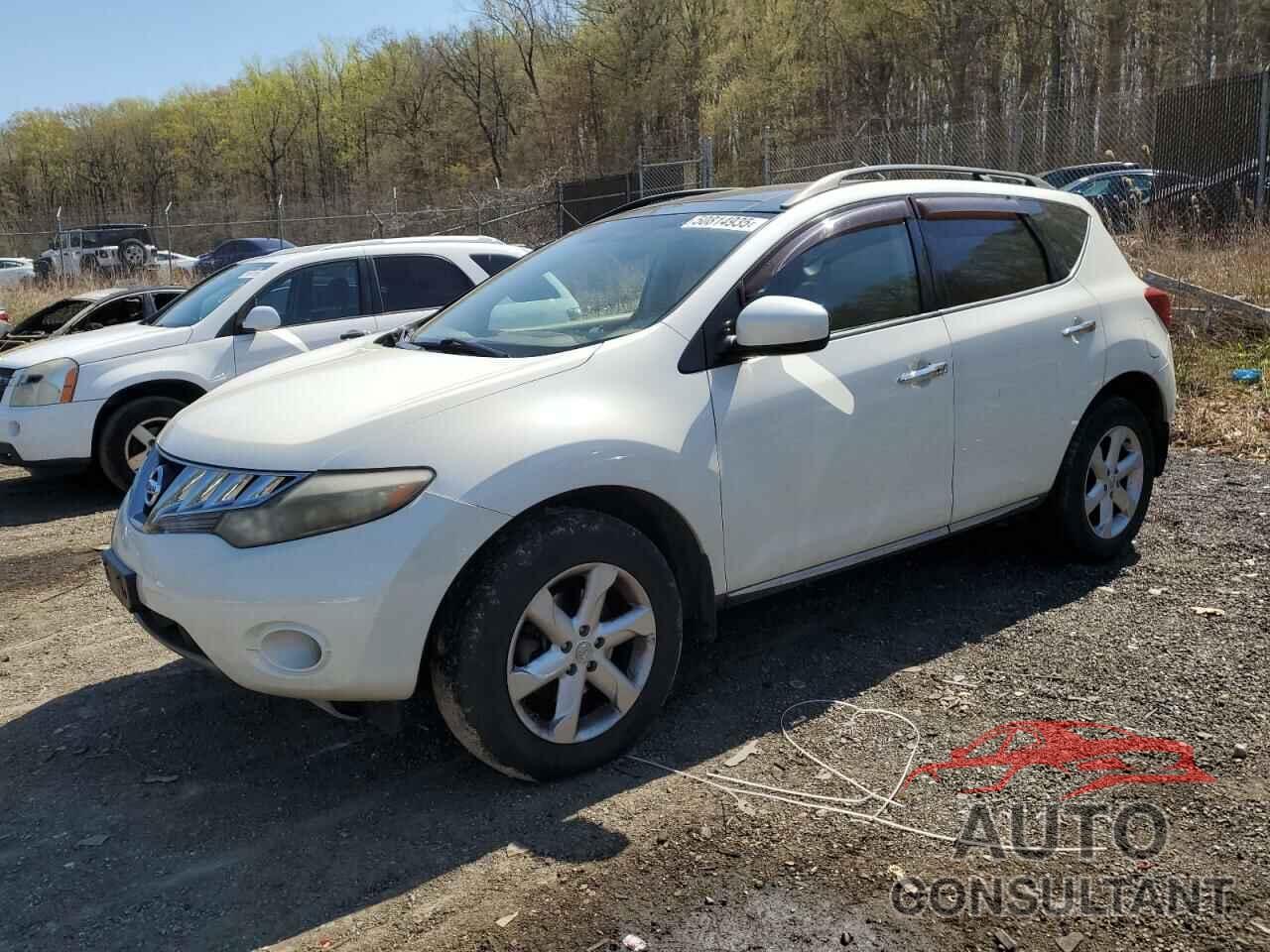 NISSAN MURANO 2010 - JN8AZ1MW8AW107041