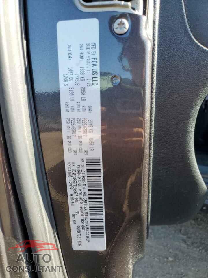 DODGE CARAVAN 2015 - 2C4RDGBG6FR659357