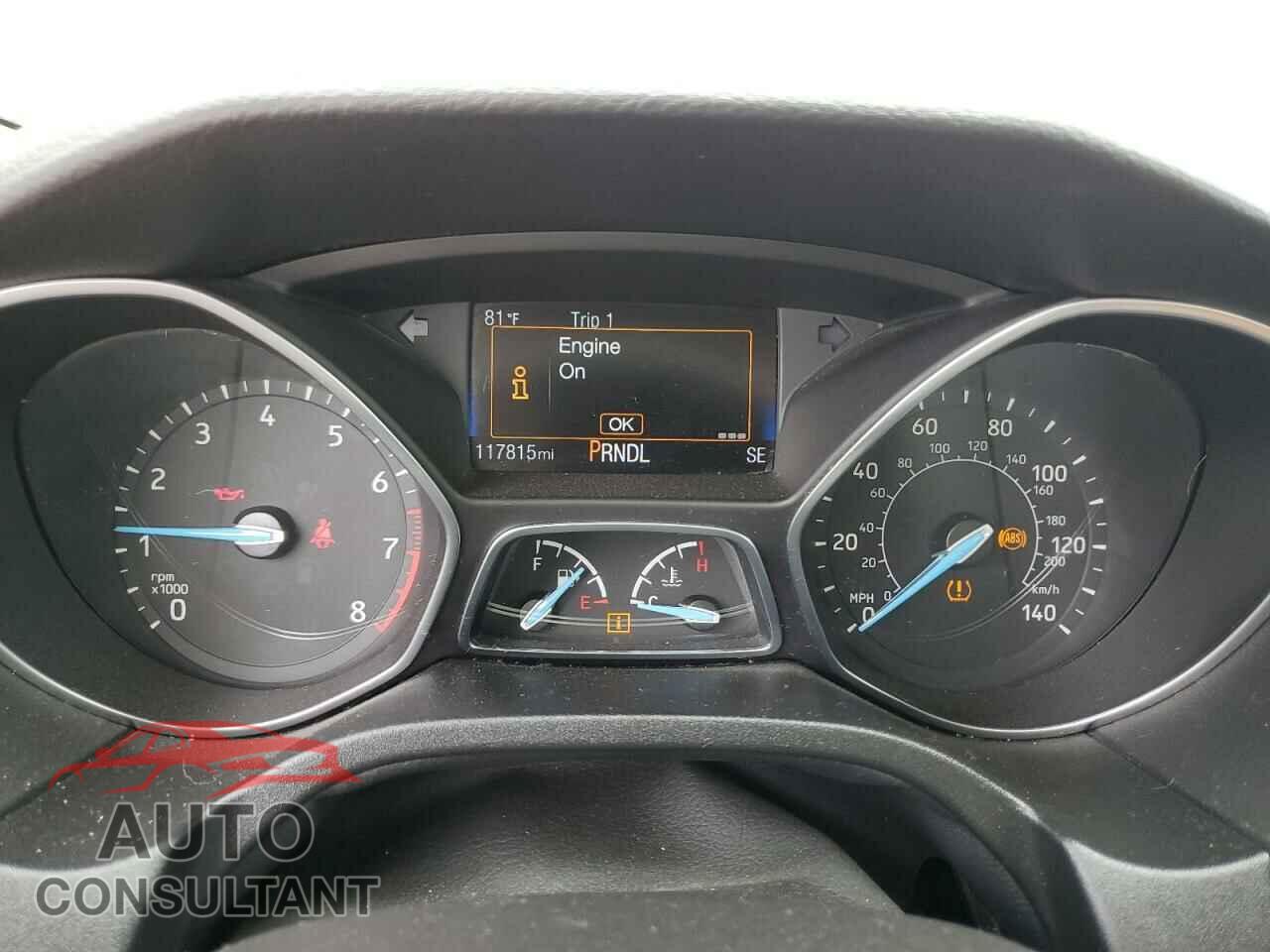 FORD FOCUS 2017 - 1FADP3F29HL341971