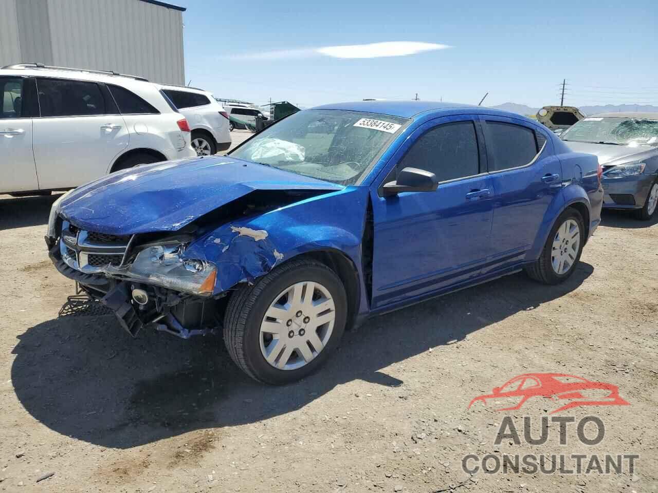 DODGE AVENGER 2012 - 1C3CDZAG8CN327579