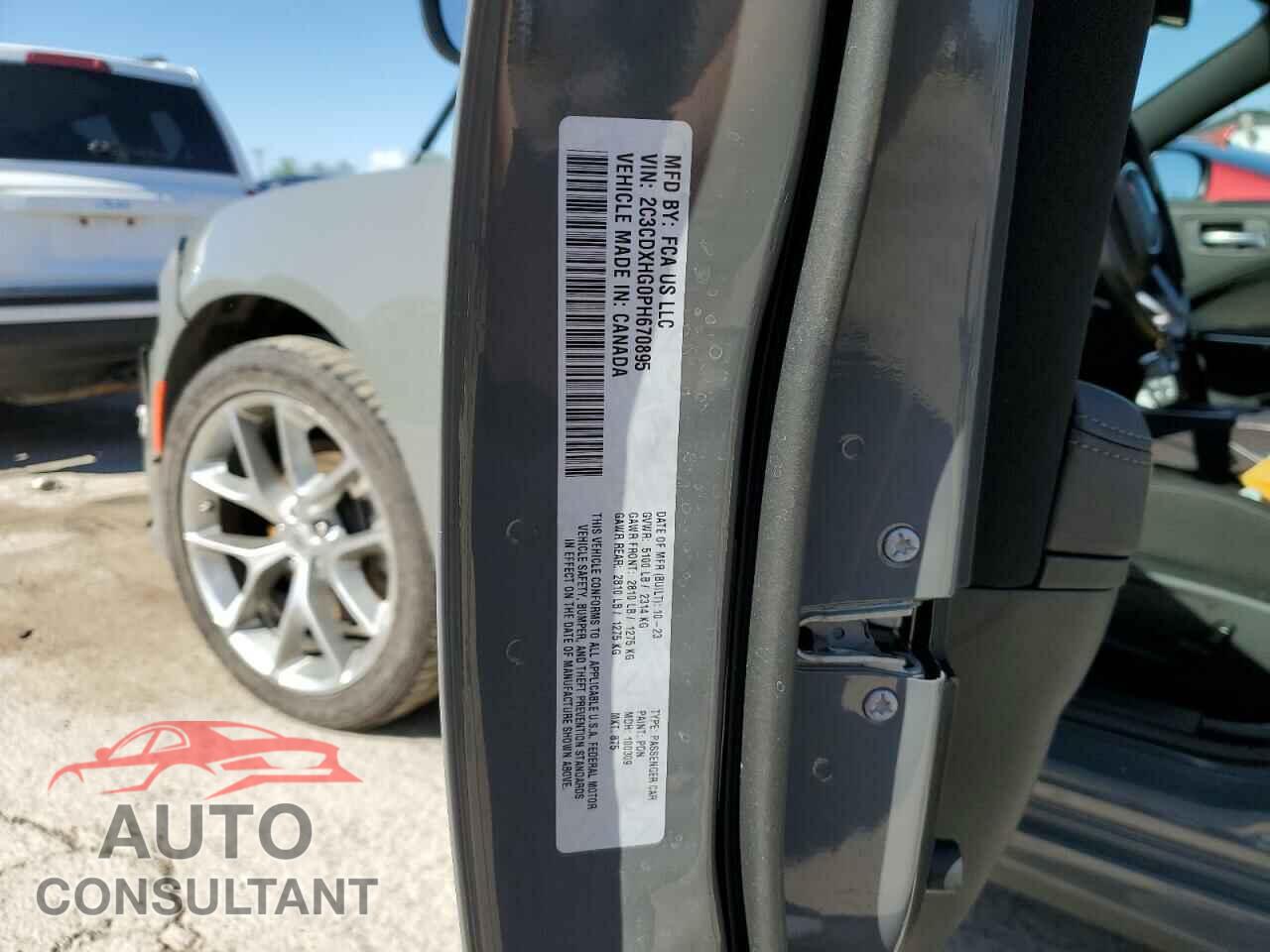 DODGE CHARGER 2023 - 2C3CDXHG0PH670895