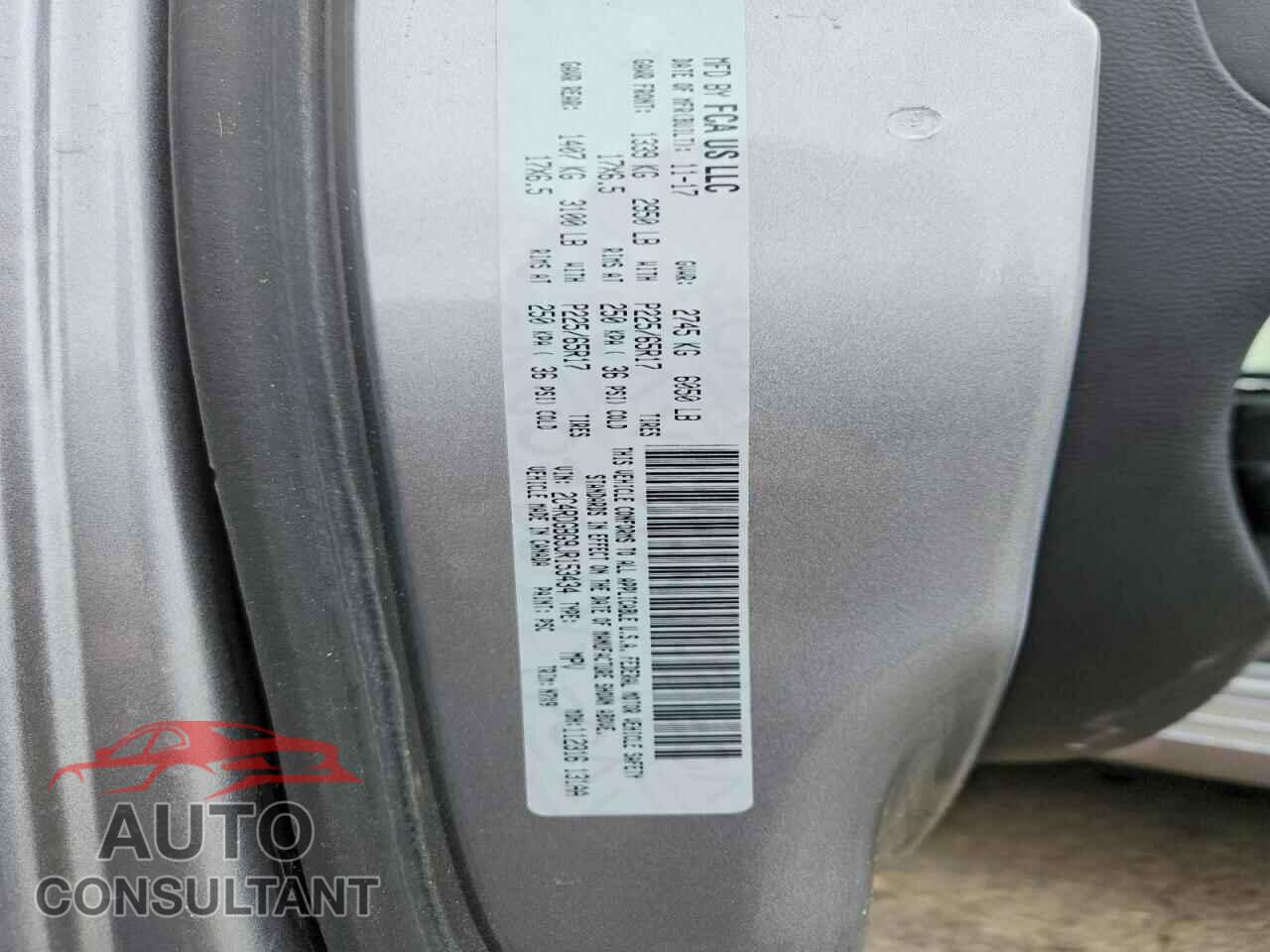 DODGE CARAVAN 2018 - 2C4RDGBG9JR153434
