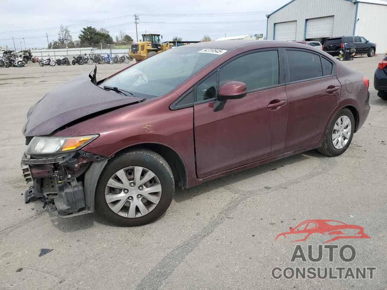 HONDA CIVIC 2012 - 19XFB2F52CE368274