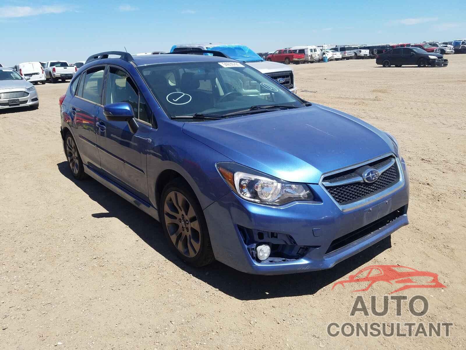 SUBARU IMPREZA 2016 - JF1GPAP63GH292514