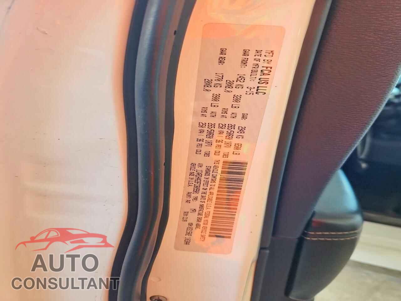 DODGE DURANGO 2015 - 1C4RDHAG9FC809901