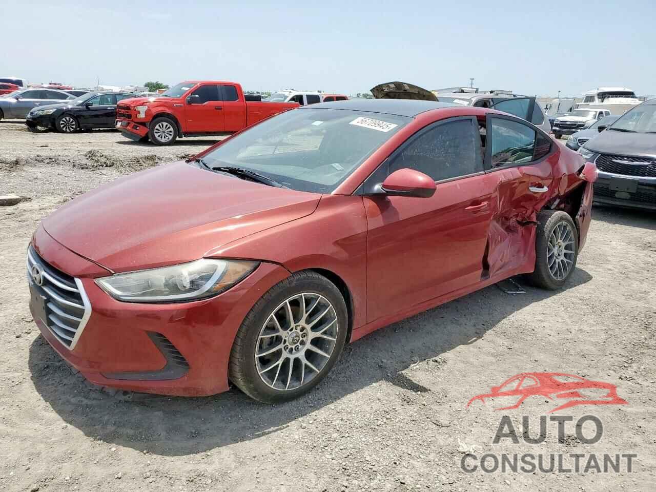 HYUNDAI ELANTRA 2018 - 5NPD74LF0JH259418