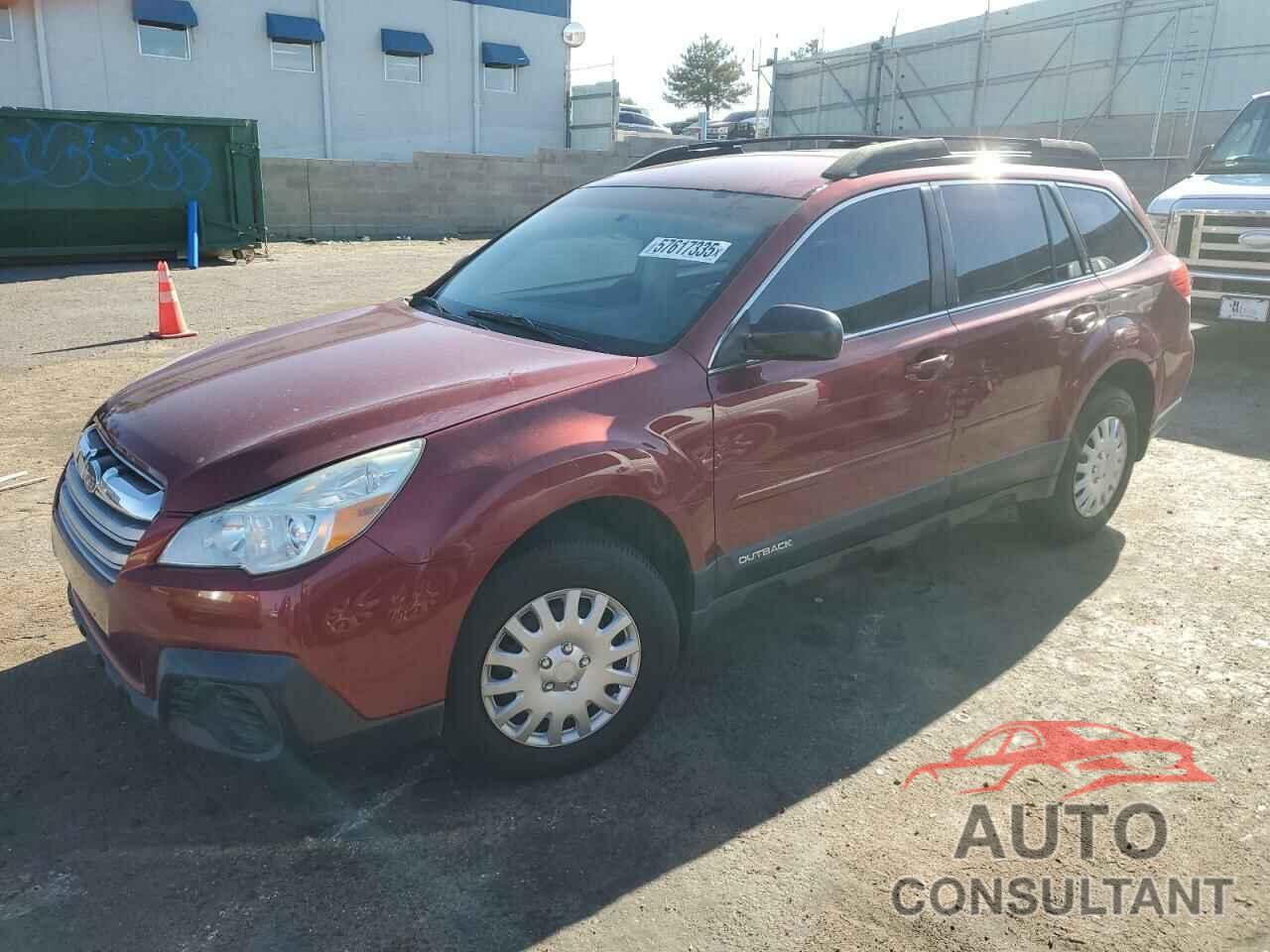 SUBARU OUTBACK 2013 - 4S4BRCAC1D3282285