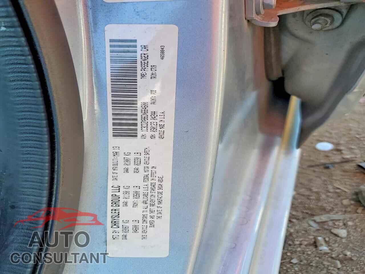DODGE AVENGER 2013 - 1C3CDZAB6DN664600