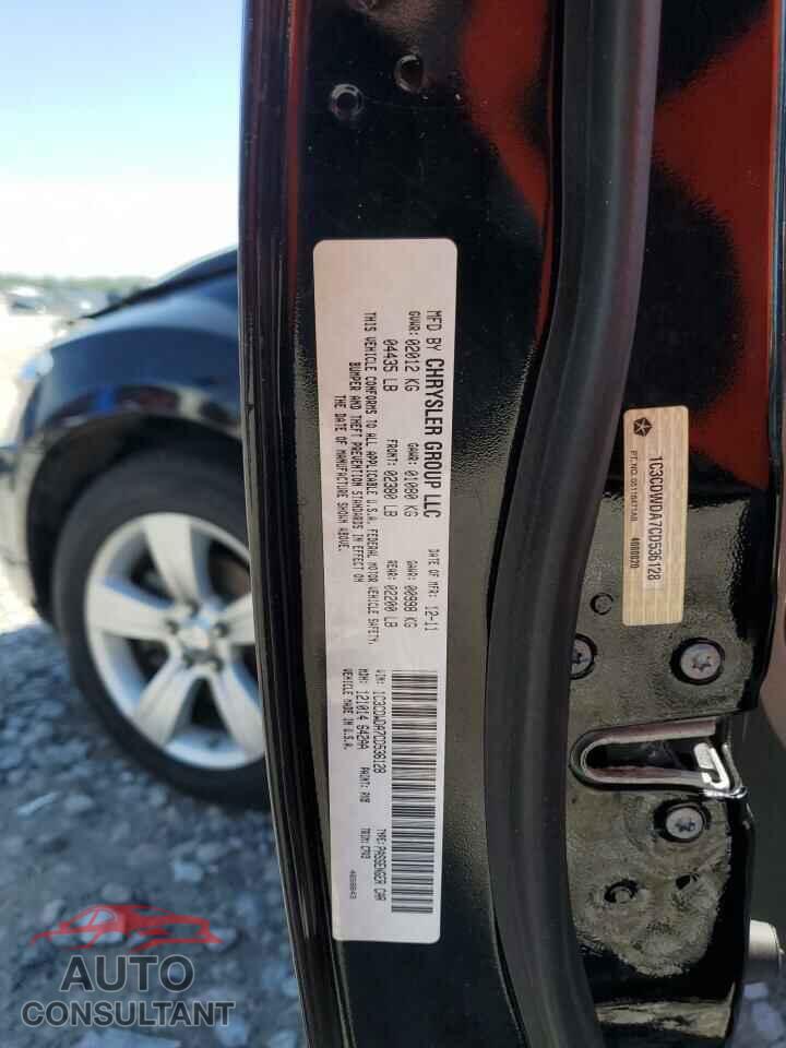 DODGE CALIBER 2012 - 1C3CDWDA7CD536128