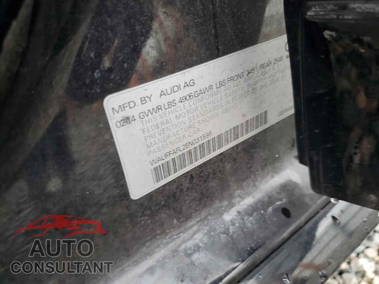 AUDI A4 2014 - WAUFFAFL2EN031595