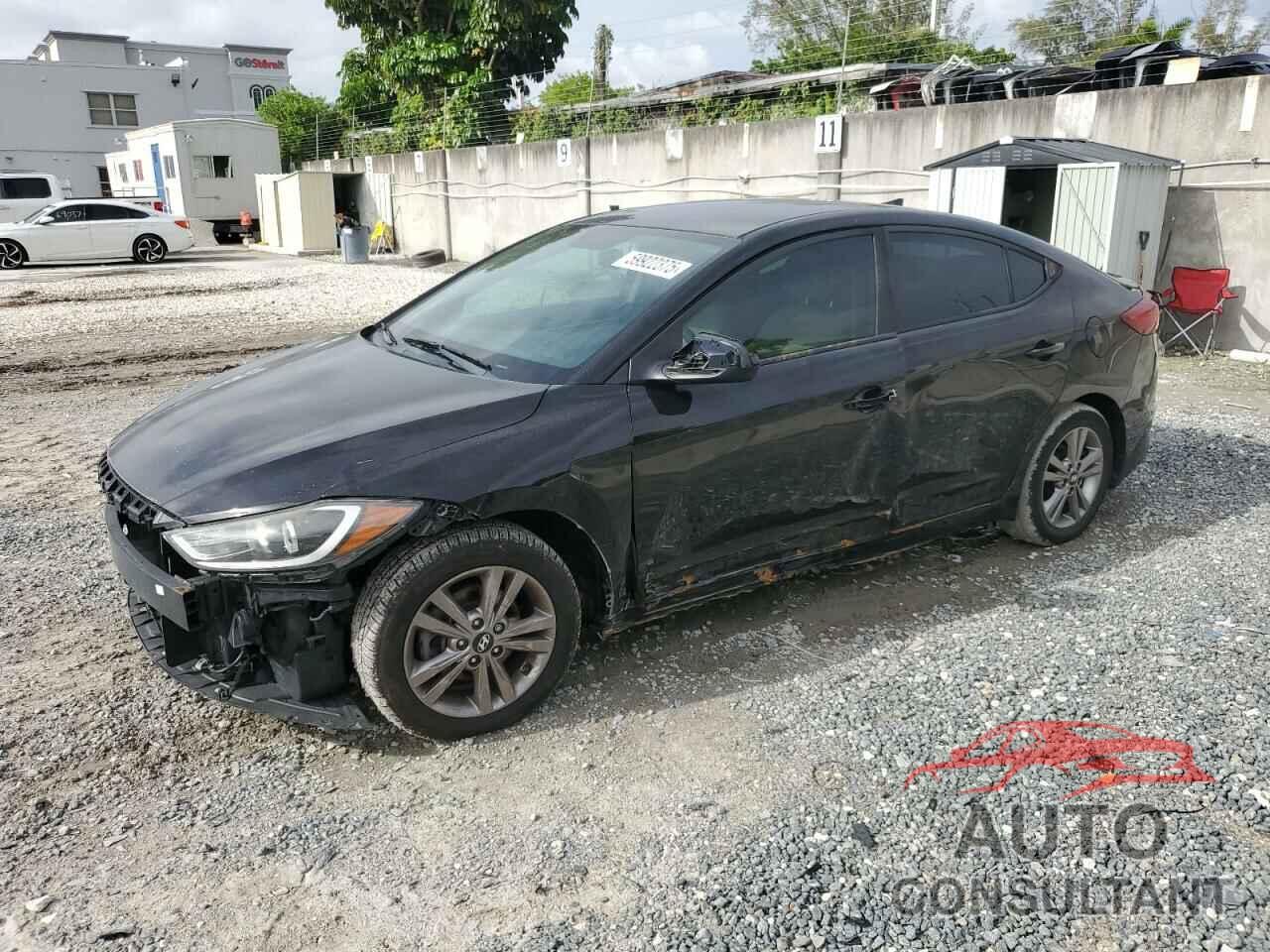 HYUNDAI ELANTRA 2017 - KMHD84LF5HU378784