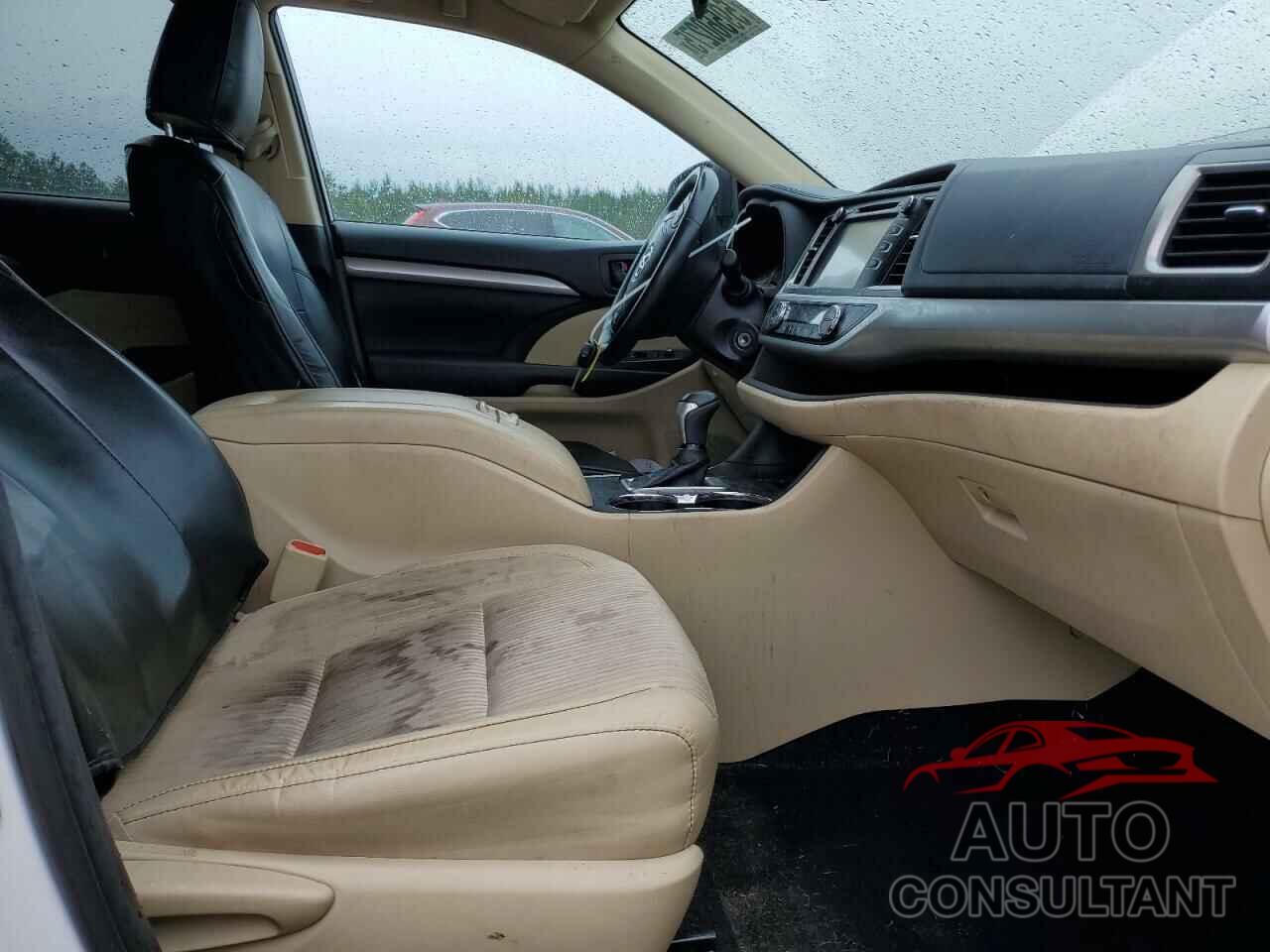 TOYOTA HIGHLANDER 2017 - 5TDBZRFH8HS371531