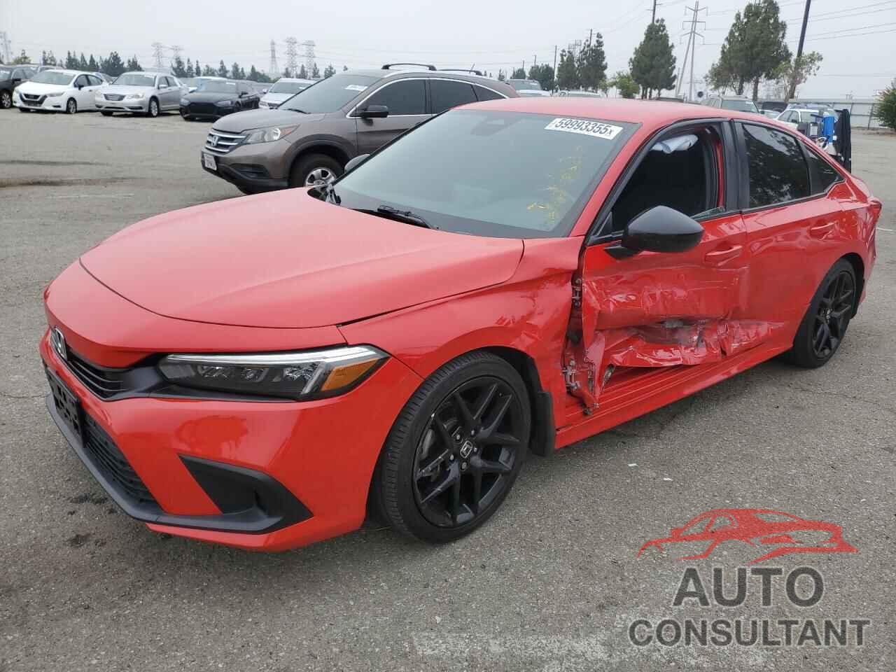 HONDA CIVIC 2022 - 2HGFE2F50NH602265