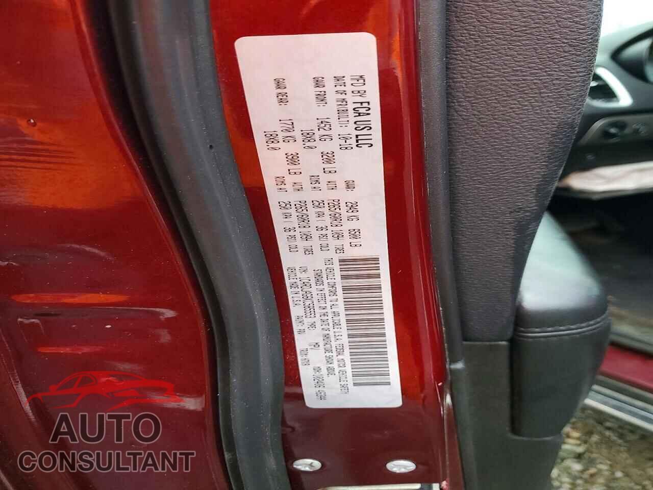 DODGE DURANGO 2019 - 1C4RDJAG6KC585553