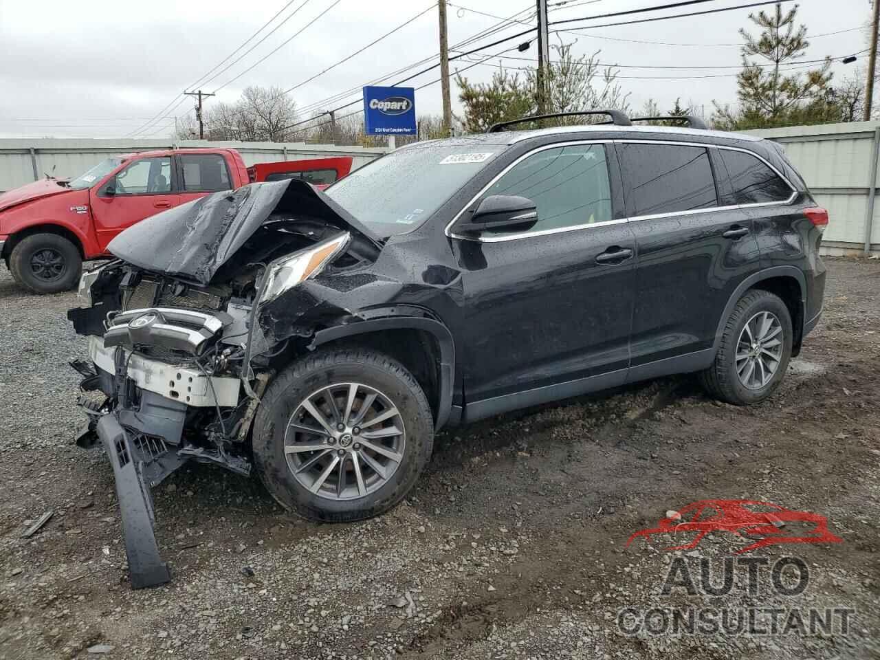 TOYOTA HIGHLANDER 2019 - 5TDJZRFH2KS602183