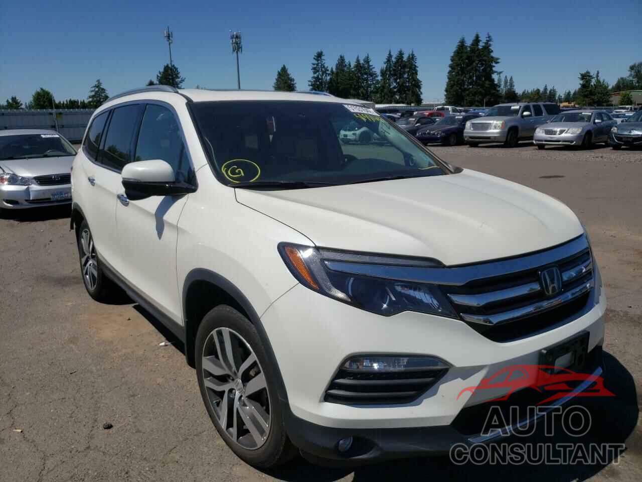 HONDA PILOT 2016 - 5FNYF6H9XGB071967