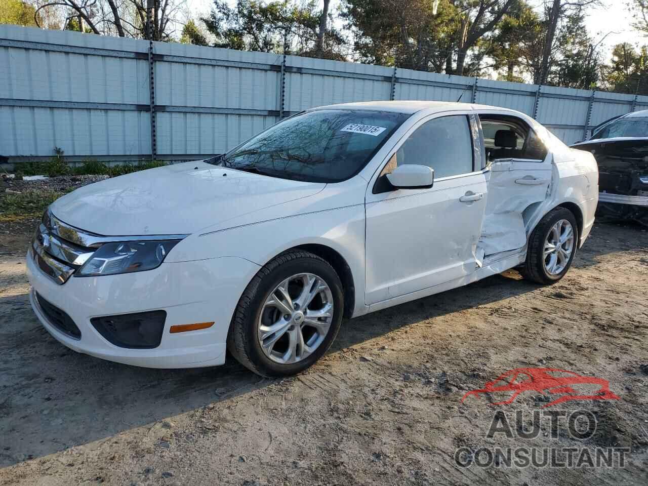 FORD FUSION 2012 - 3FAHP0HA6CR307081
