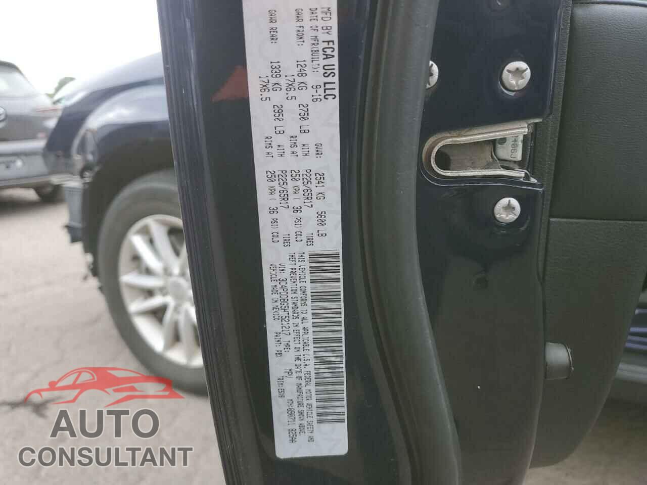 DODGE JOURNEY 2017 - 3C4PDDBG5HT521217