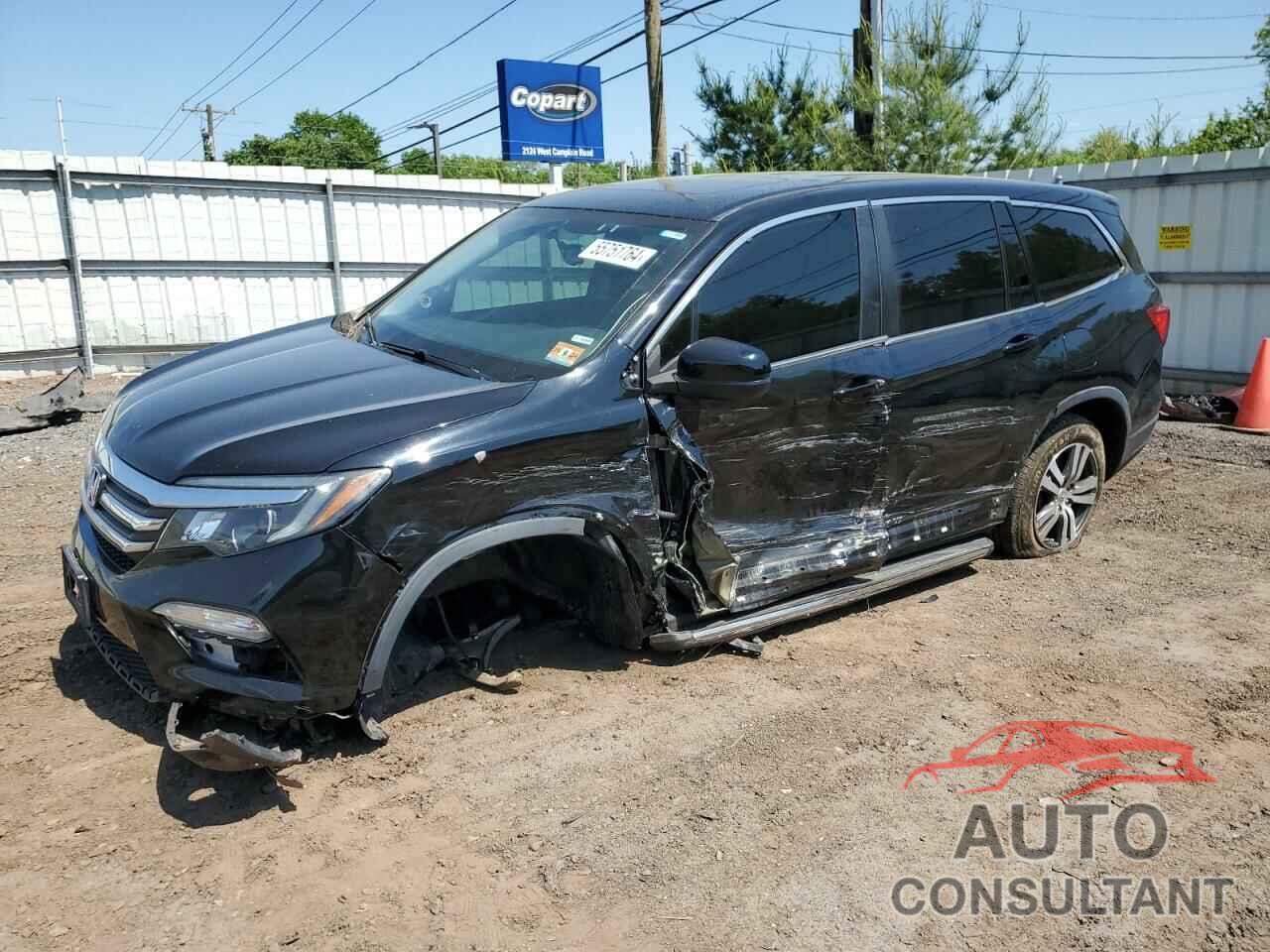 HONDA PILOT 2017 - 5FNYF6H53HB057049