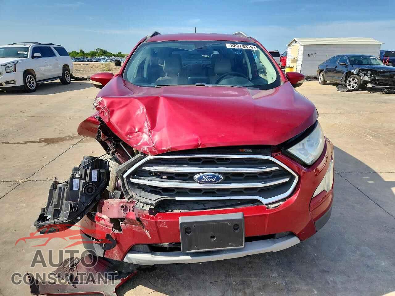 FORD ECOSPORT 2019 - MAJ6S3KL7KC309937