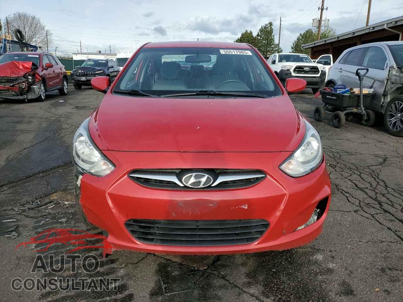 HYUNDAI ACCENT 2013 - KMHCU4AE3DU450948