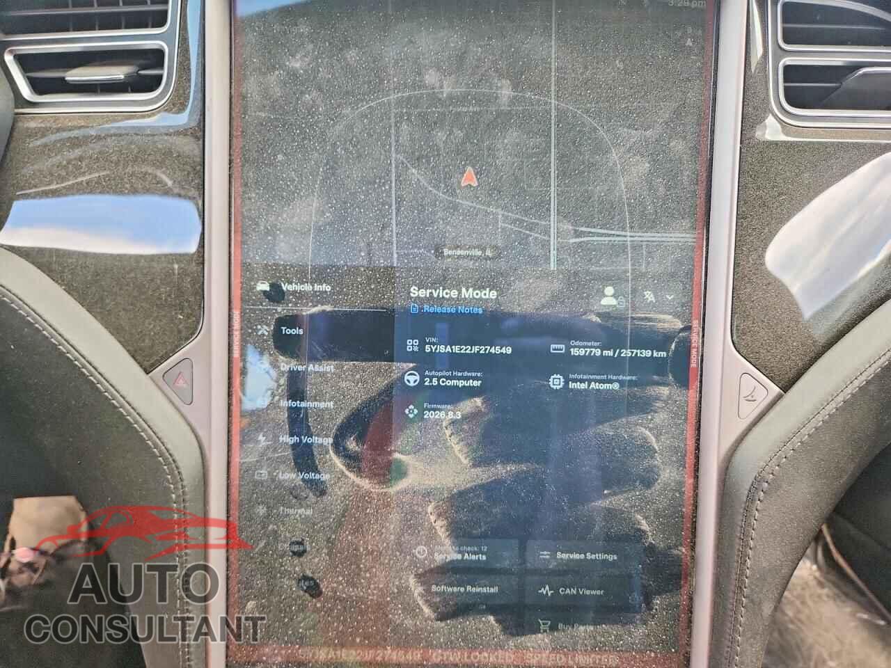 TESLA MODEL S 2018 - 5YJSA1E22JF274549
