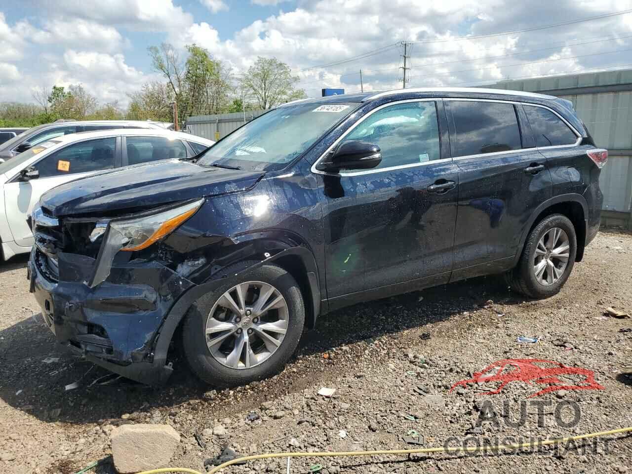 TOYOTA HIGHLANDER 2015 - 5TDJKRFH0FS219546