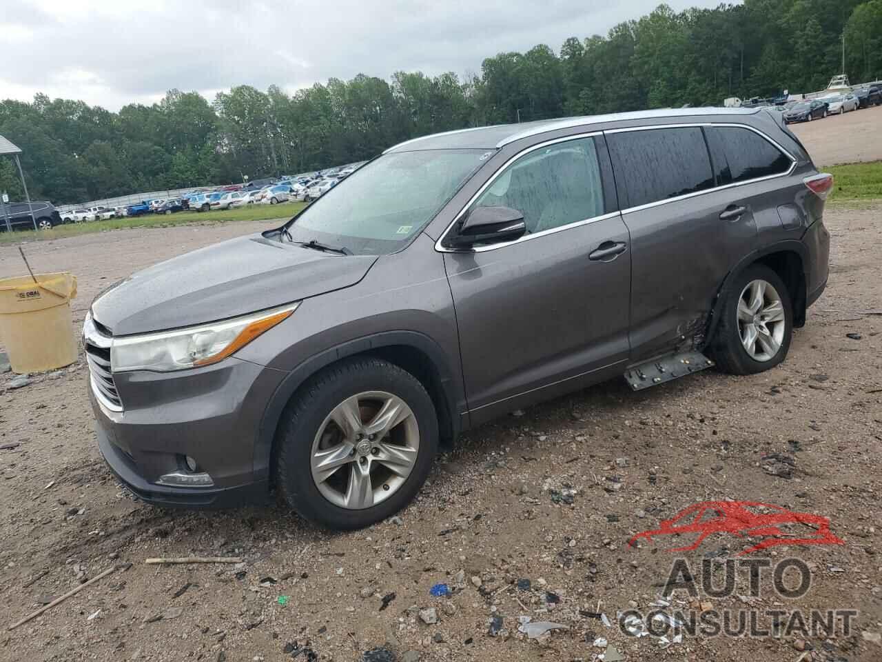 TOYOTA HIGHLANDER 2015 - 5TDDKRFH0FS185279