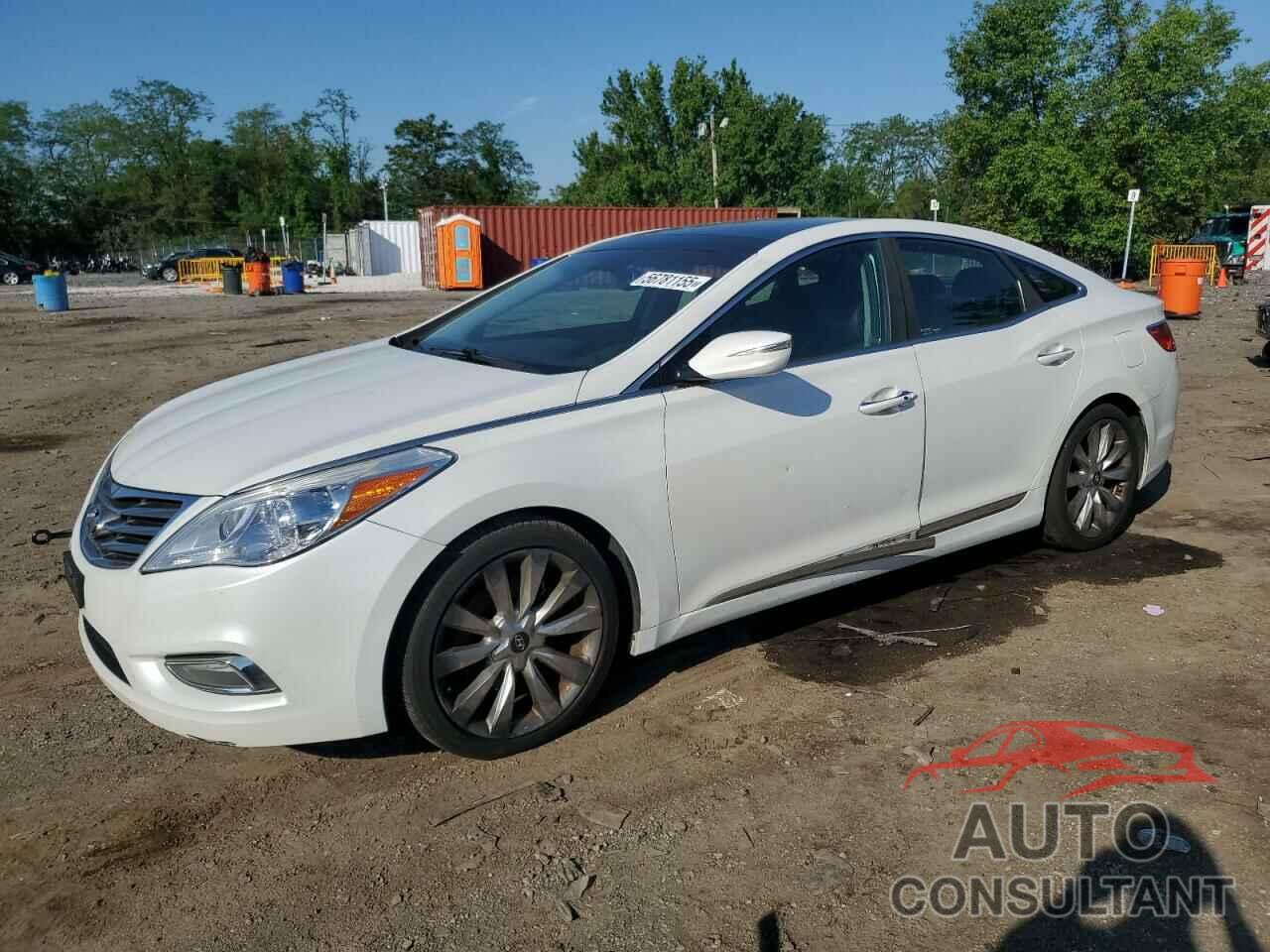 HYUNDAI AZERA 2013 - KMHFH4JG6DA262297