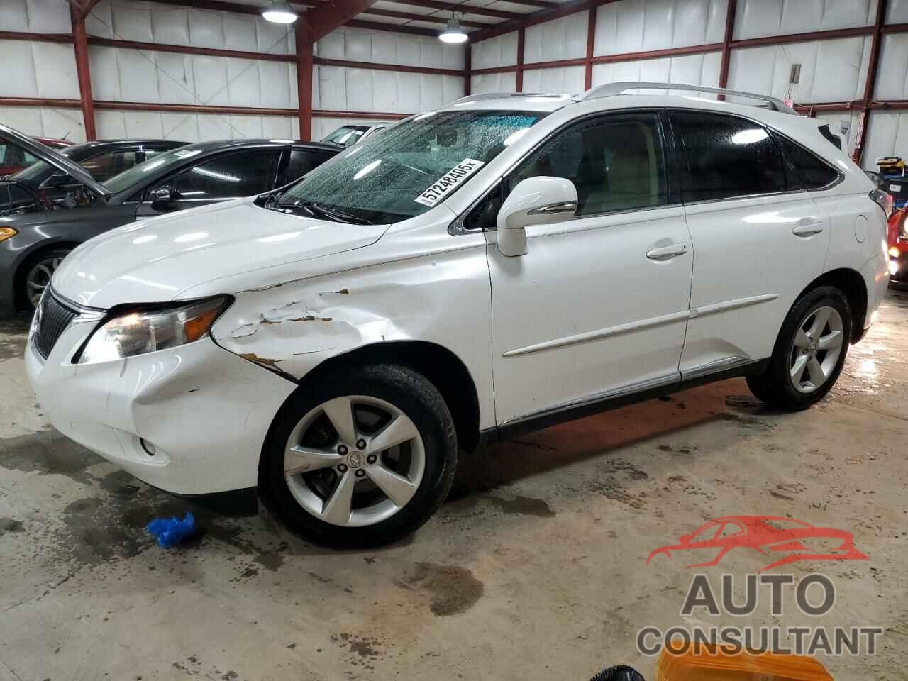 LEXUS RX350 2010 - 2T2BK1BA8AC037234