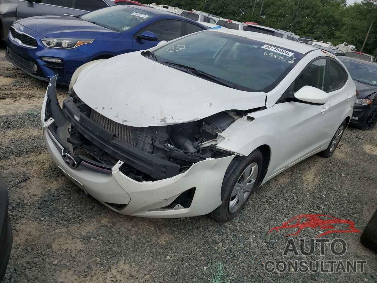 HYUNDAI ELANTRA 2016 - 5NPDH4AE9GH699878