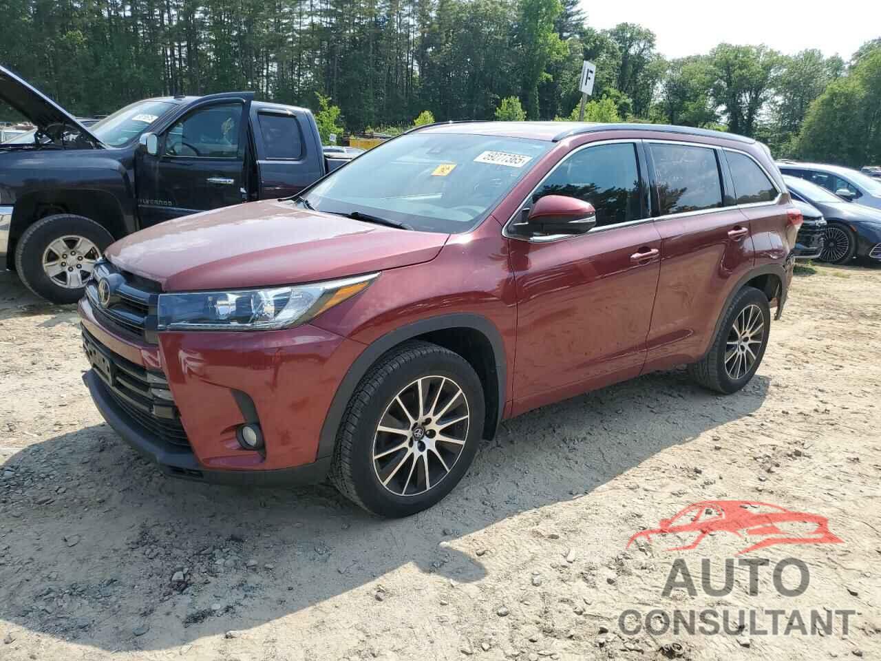 TOYOTA HIGHLANDER 2017 - 5TDJZRFH8HS468191