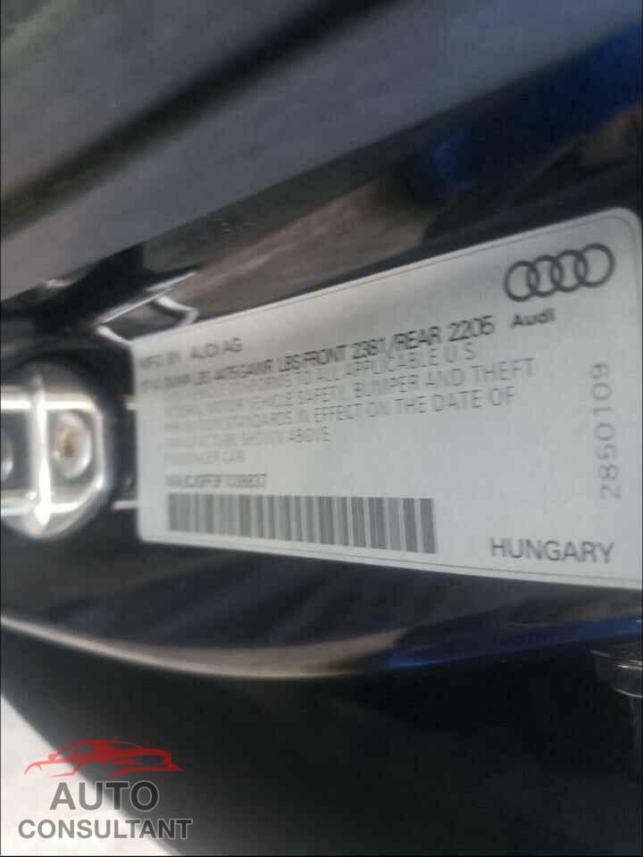 AUDI A3 2015 - WAUCJGFF3F1038837
