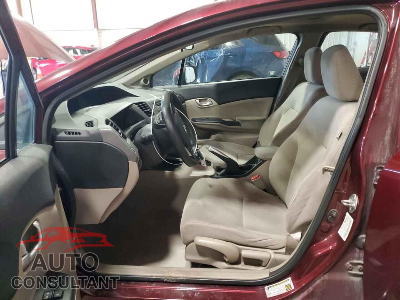 HONDA CIVIC 2012 - 19XFB2F88CE362117