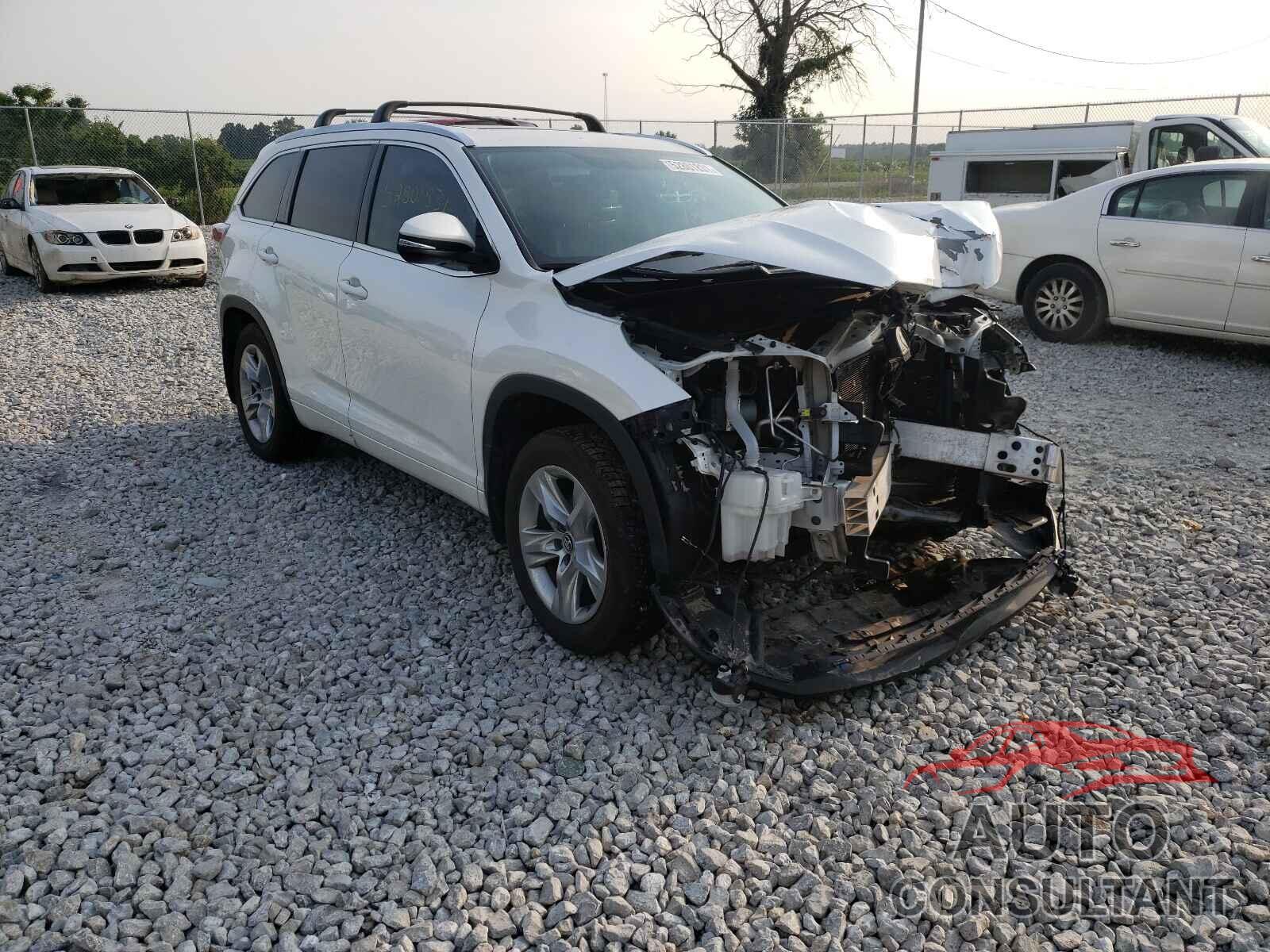 TOYOTA HIGHLANDER 2016 - 5TDDKRFH2GS295865