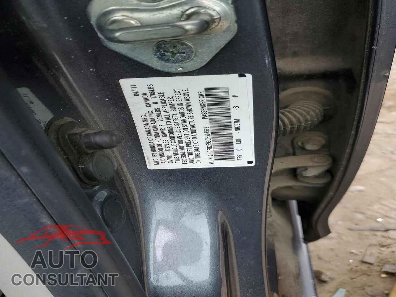 HONDA CIVIC 2012 - 2HGFB2F93CH507563